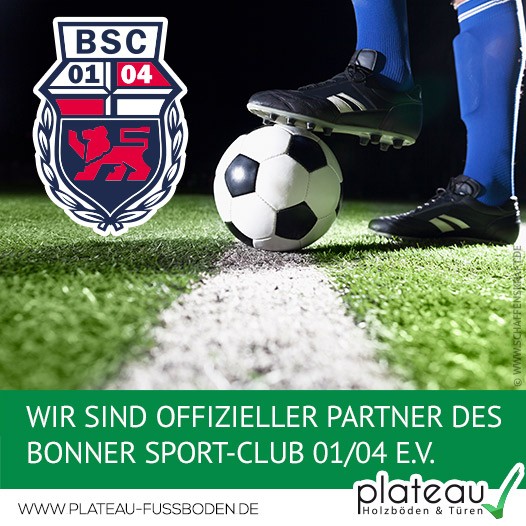 Wir sind offizieller Partner des Bonner Sport-Club 01/04 e.V.